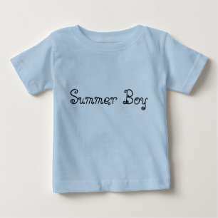 Summer Boy Typography Baby Romper T-Shirt
