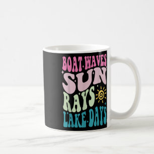Summer Break Boat Wave Sun Rays Aint Nothing Like  Coffee Mug