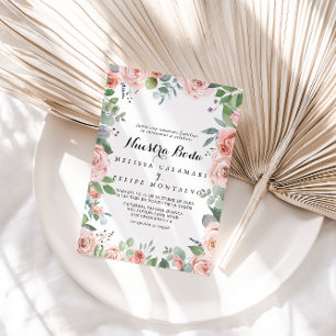 Summer Breeze Floral Nuestra Boda Wedding Invitation