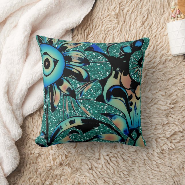 Summer Breeze Floral Pillow (Blanket)