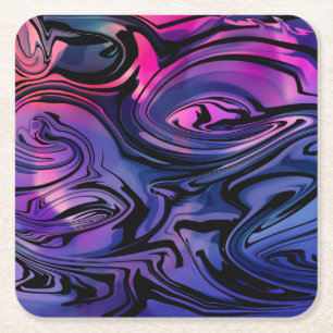 Summer Breeze  Square Paper Coaster
