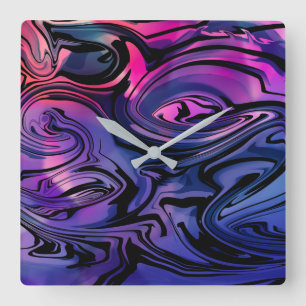 Summer Breeze  Square Wall Clock