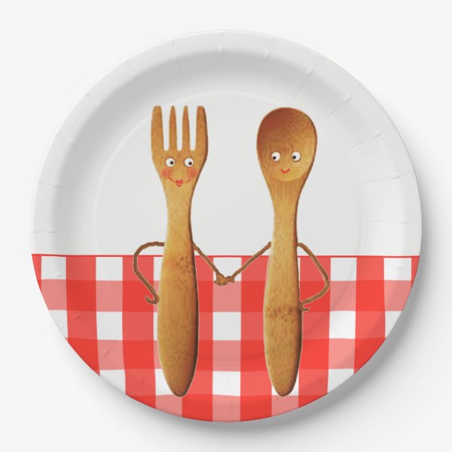 Summer Bridal Shower Paper Plate (Front)