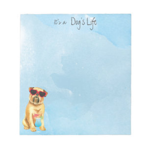 Summer Brussels Griffon Notepad