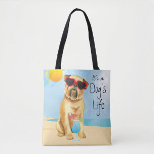 Summer Brussels Griffon Tote Bag