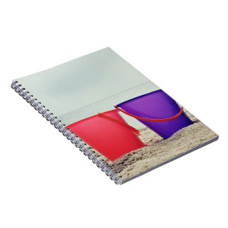 Summer Bucket List, Sand Pails at the Ocean Notebook