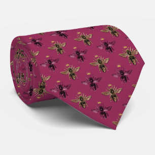 Summer Bumble Bee Neck Tie
