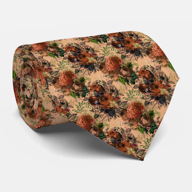 Summer Bumble Bee Neck Tie (Rolled)