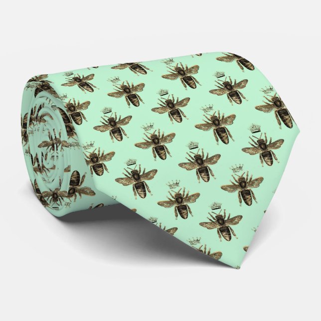 Summer Bumble Bee Neck Tie (Rolled)