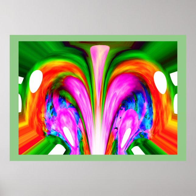 Summer burst art poster (Front)