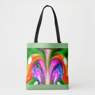 Summer burst fashion tote bag