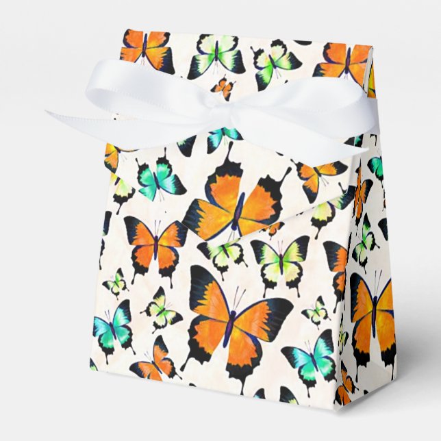 Summer butterflies  favour box (Front Side)