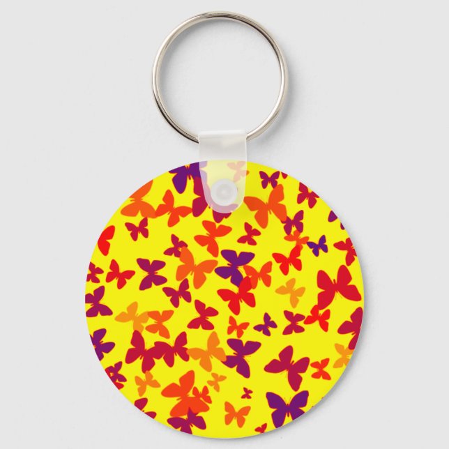Summer Butterflies Keychain (Front)