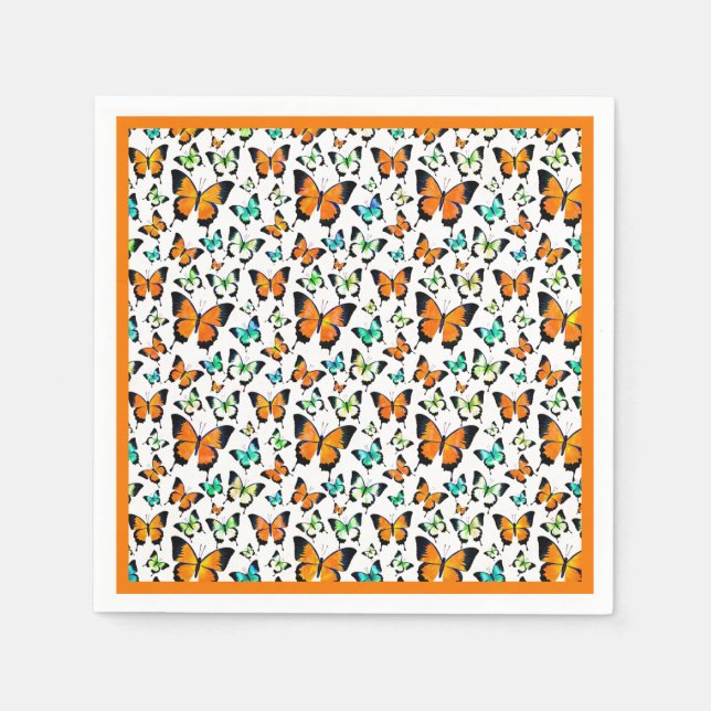 Summer butterflies  napkin (Front)