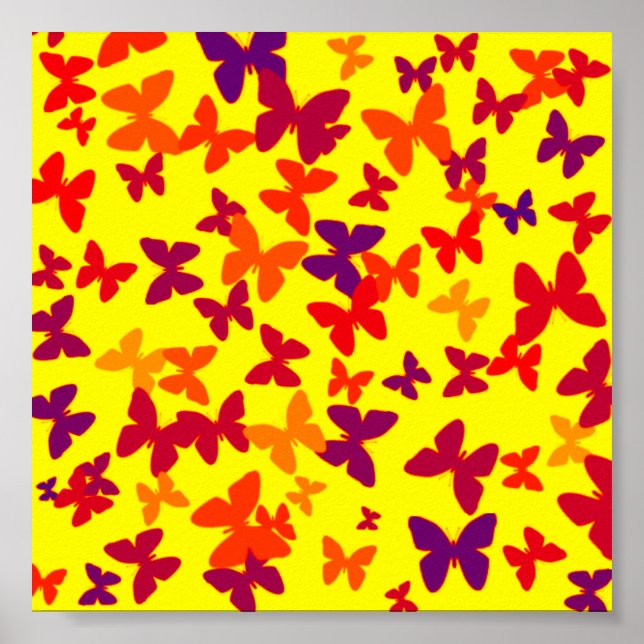 Summer Butterflies Print (Front)