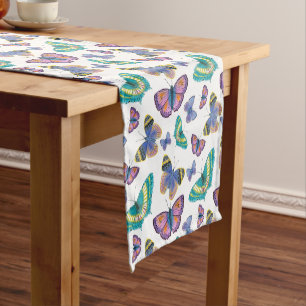 Summer Butterflies Short Table Runner