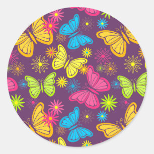 Summer butterflies sticker