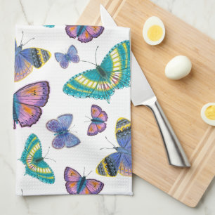Summer Butterflies Tea Towel