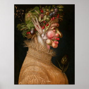 Summer by Giuseppe Arcimboldo (1563) Poster