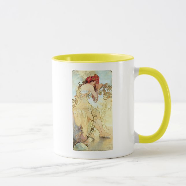 Summer by Mucha Mug (Right)