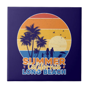 Summer California Long Beach-66594 Ceramic Tile
