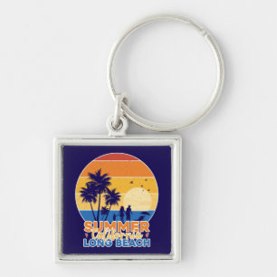 Summer California Long Beach-66594 Key Ring