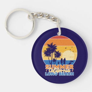 Summer California Long Beach-66594 Key Ring