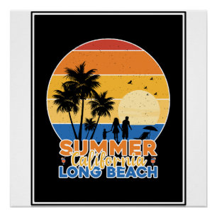 Summer California Long Beach-66594 Poster