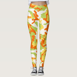 Summer Camo Pattern Leggings