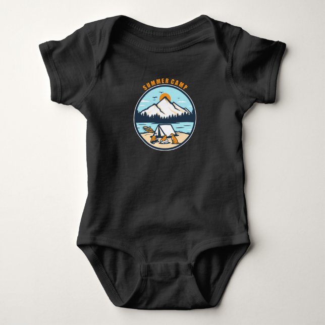 Summer Camp Baby Bodysuit (Front)
