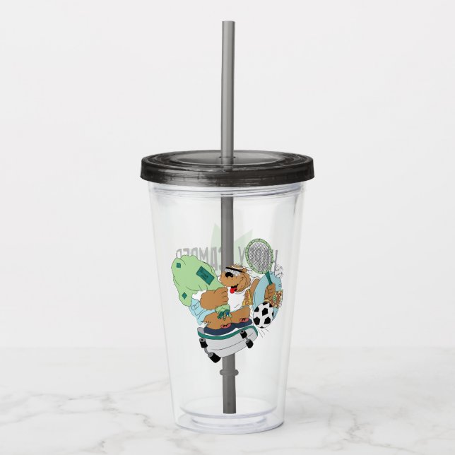Summer Camp Bear Tumbler (Front)