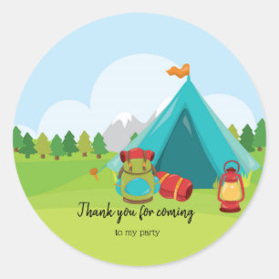 Summer Camp Classic Round Sticker