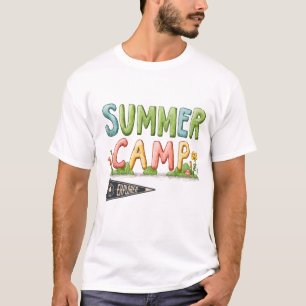 Summer Camp - Colorful Summer Camp T-Shirt