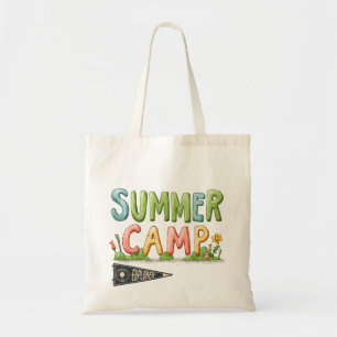 Summer Camp - Colorful Summer Camp Tote Bag