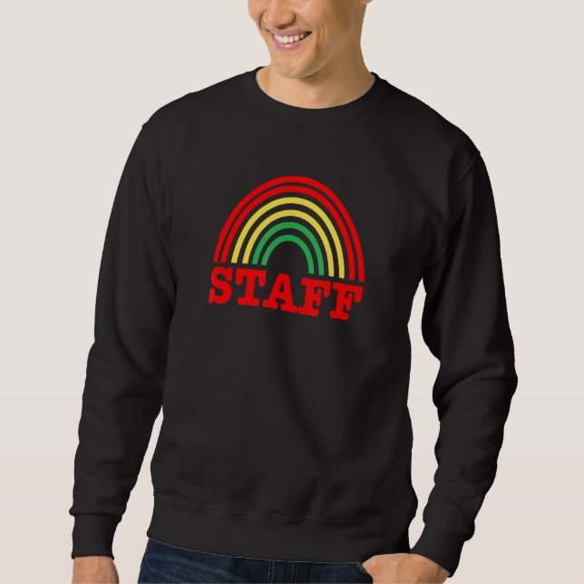 Summer Camp Counsellor Essentials Staff Retro Rain Sweatshirt (Front)