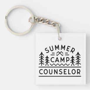 Summer camp counsellor key ring