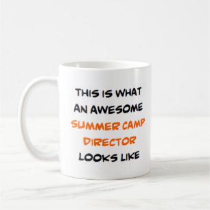 summer camp director, awesome coffee mug