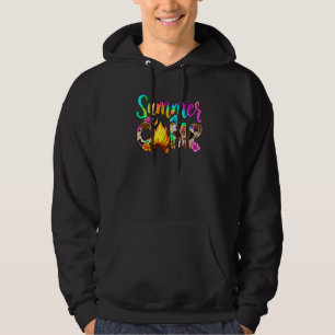 Summer Camp Leopard Campfire Western Country Summe Hoodie
