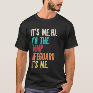 Summer Camp Lifeguard cute fun retro bold design T-Shirt