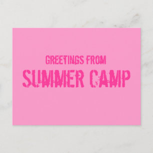 Summer Camp Postcard