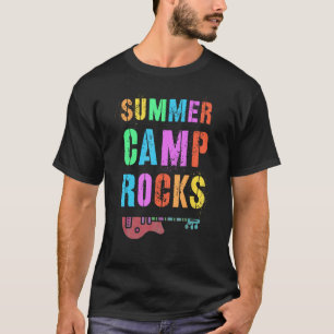 SUMMER CAMP ROCKS Staff Counselor Director Kids Re T-Shirt