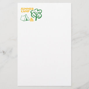 Summer camp stationery