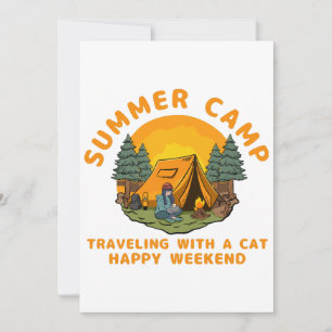 Summer camp  travelling with a cat  invitation