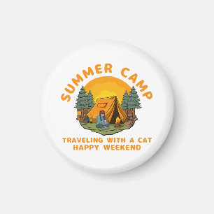 Summer camp travelling with a cat magnet