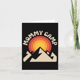 Summer Camp Vacation Camping Cute Mothers Day Card