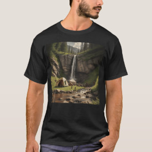 Summer camping kids friends T-Shirt