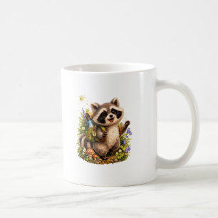 Summer Camping Racoon Mug – Cute Woodland Explore