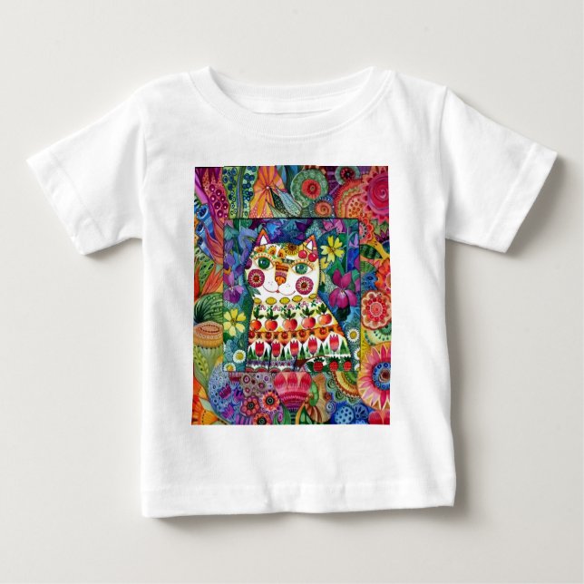 Summer cat baby T-Shirt (Front)