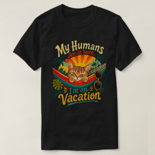 Summer Cat Funny Retro Gift - Tabby Vacation T-Shirt