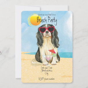 Summer Cavalier Beach Party Invitation